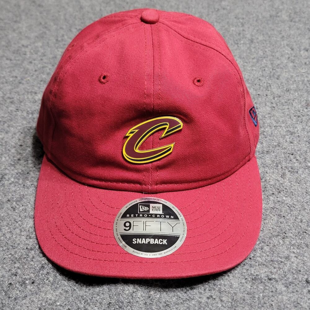 Cleveland Cavaliers Hat Cap Men Wine Red New Era 9fifty Snapback Curved Bill NBA